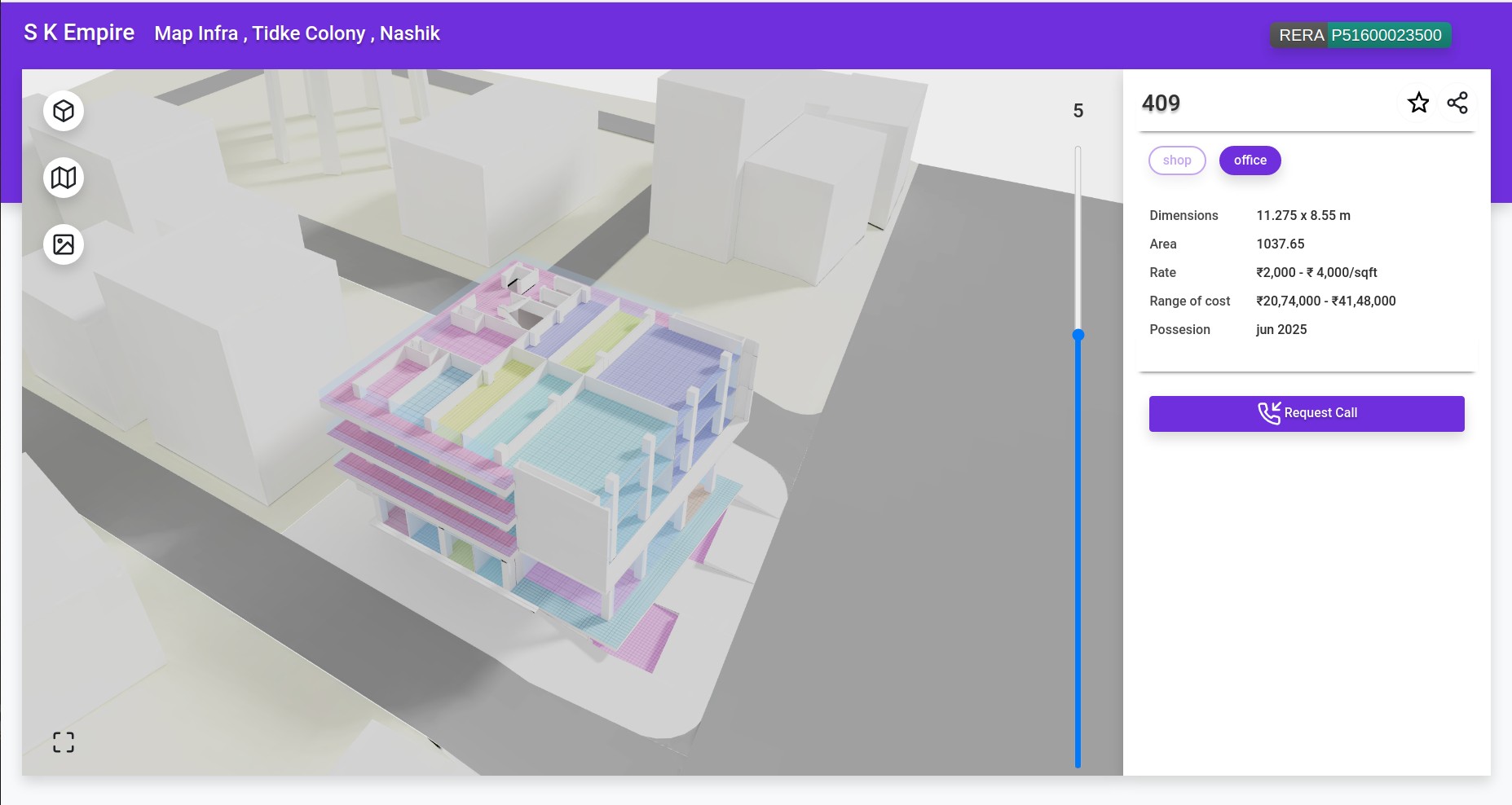 Interactive Infra Web 3D