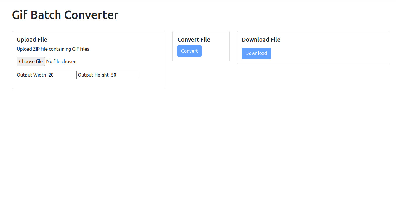 Batch Gif Processing API