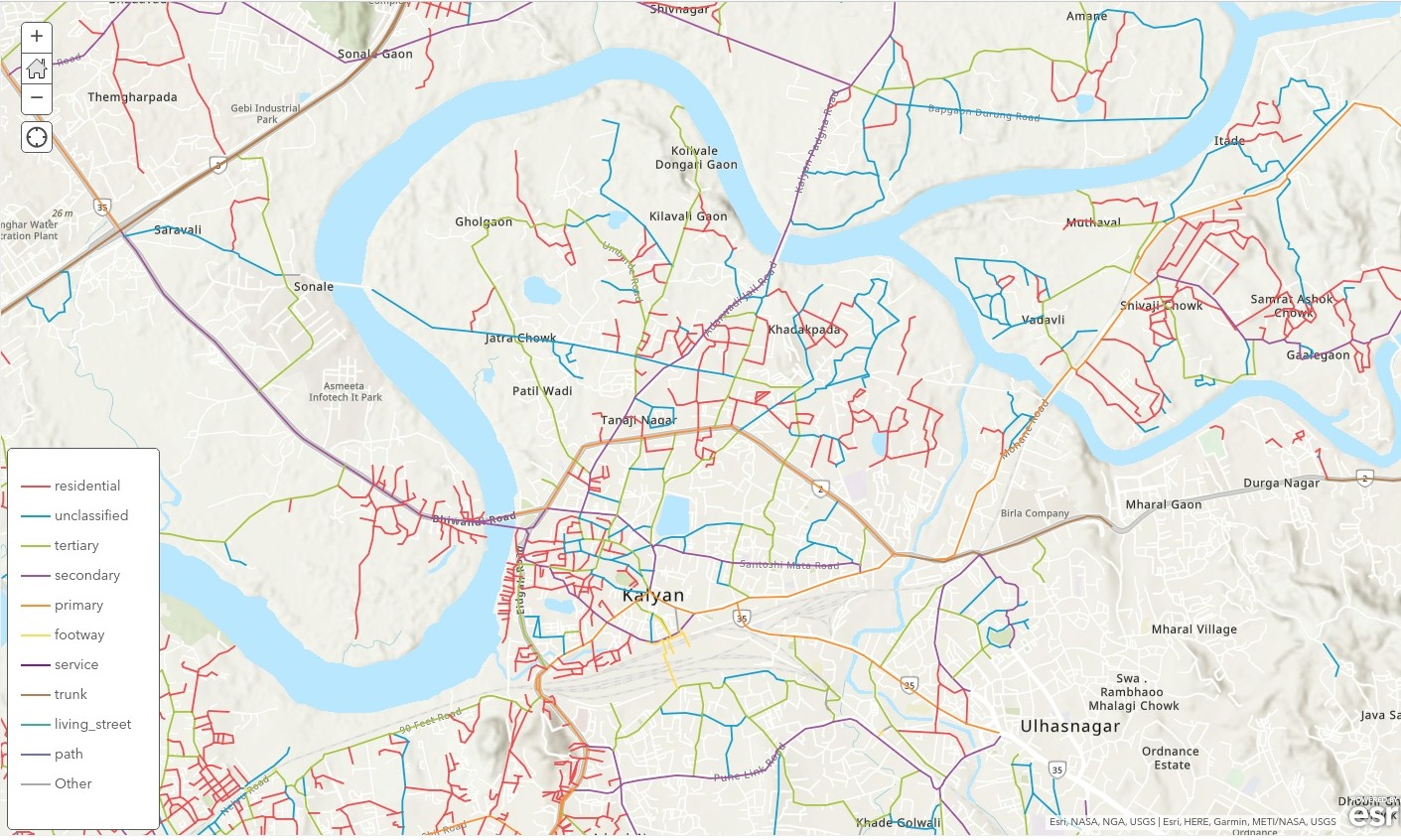 ESRI ArcGIS Customised Map / Widget